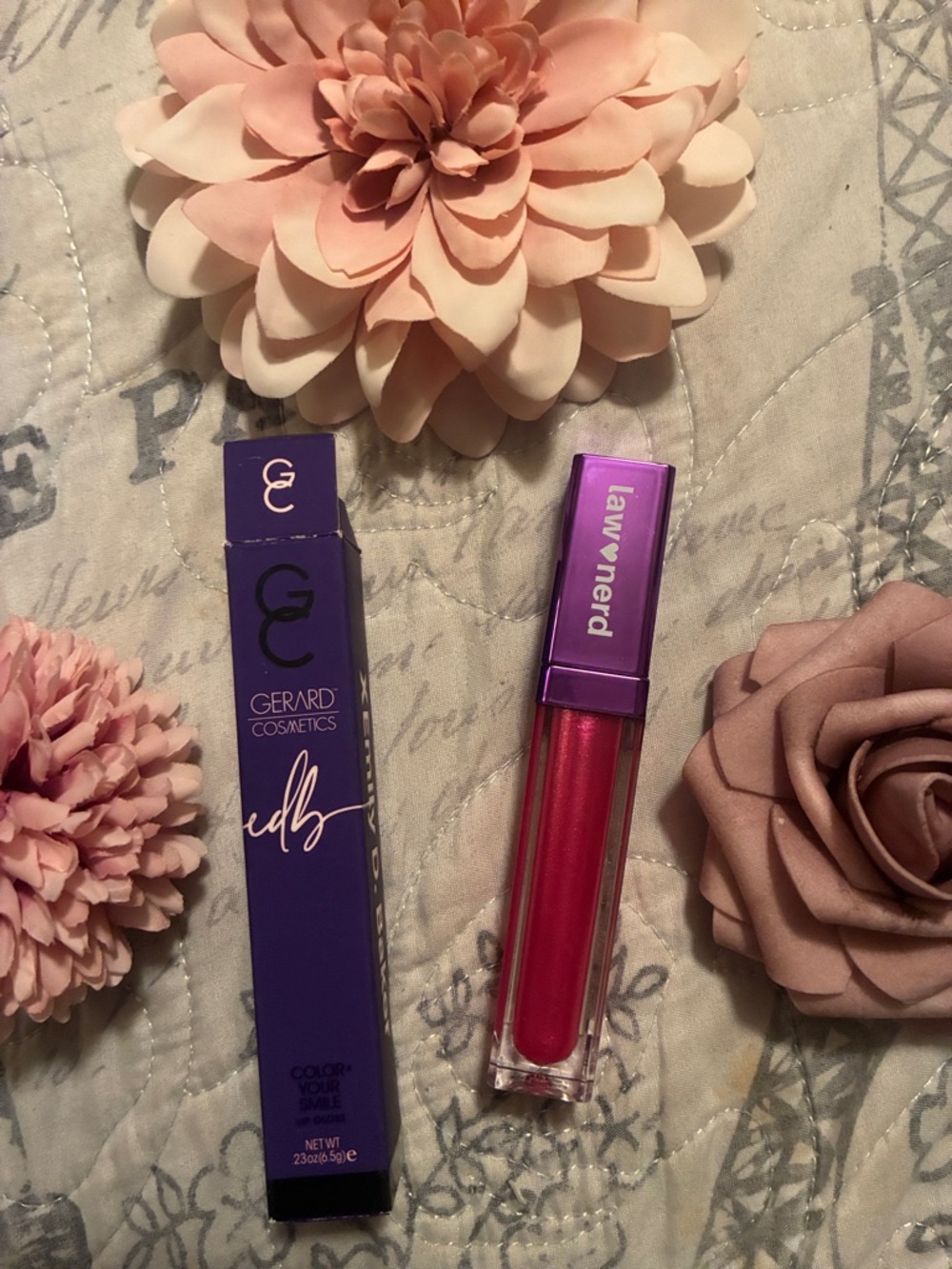 Gerard Cosmetics x Emily D Baker Law Nerd Lil Gloss Objection